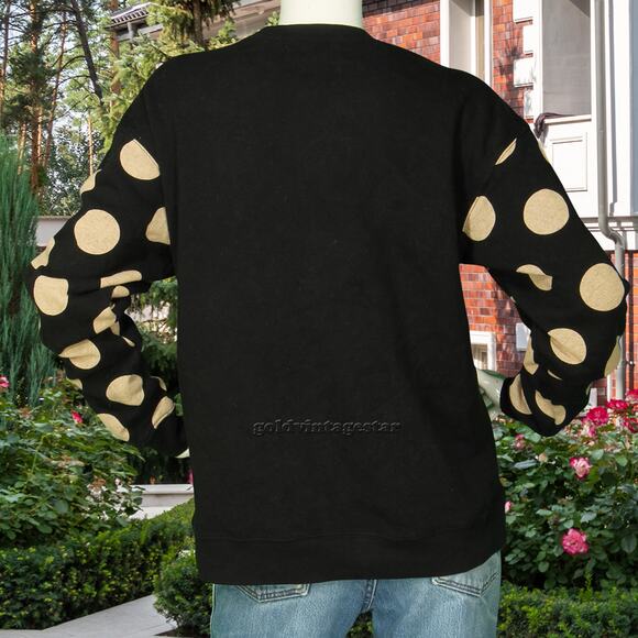 Betty Boop Polka Dot Crewneck Pullover Jumper Sweatshirt M - Picture 4 of 6
